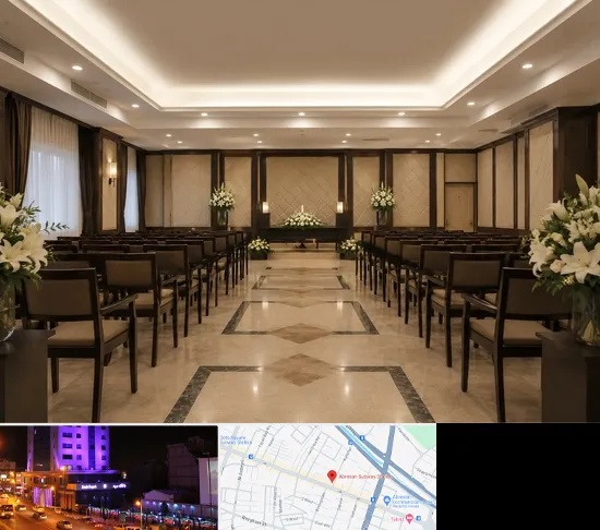 تالار ختم و ترحیم در آبرسان تبریز