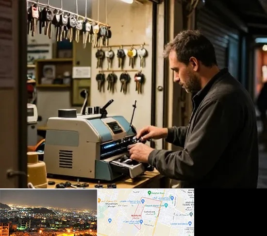 کلید سازی شبانه روزی در مارلیک کرج