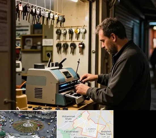 کلید سازی شبانه روزی در فردیس کرج