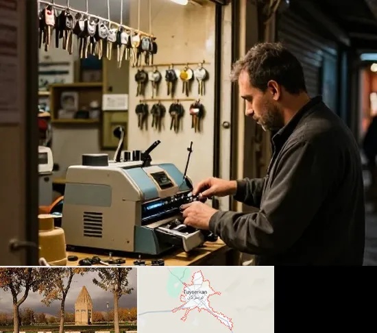 کلید سازی شبانه روزی در تویسرکان