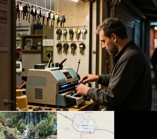 کلید سازی شبانه روزی در شیروان