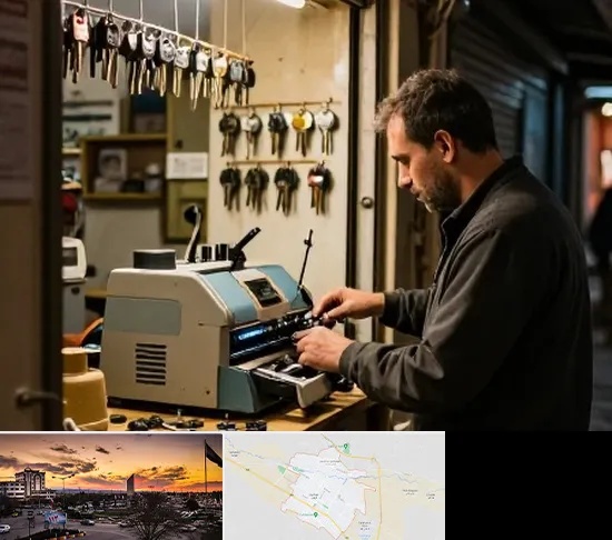 کلید سازی شبانه روزی در قوچان