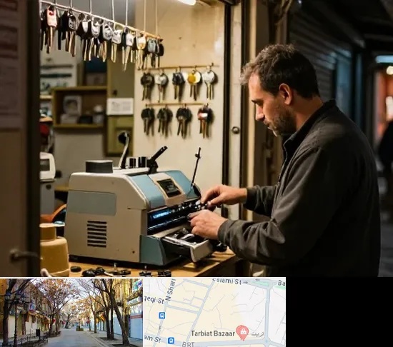کلید سازی شبانه روزی در تربیت تبریز
