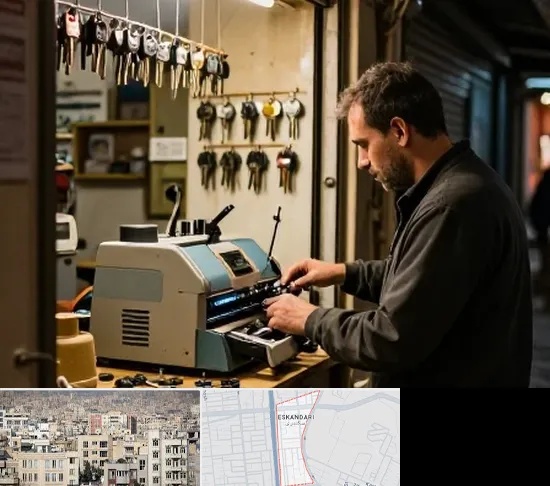 کلید سازی شبانه روزی در اسکندری