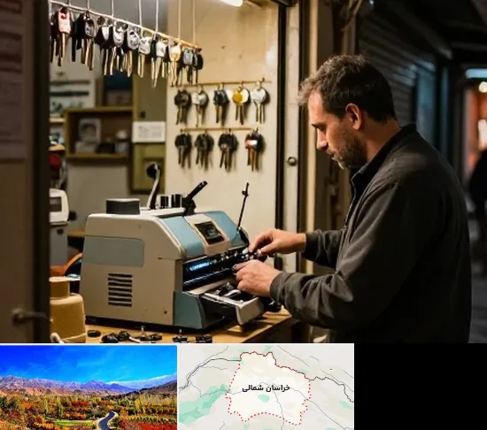 کلید سازی شبانه روزی در خراسان شمالی