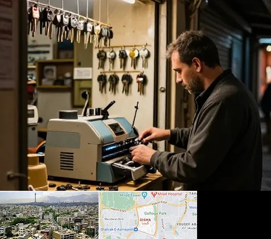 کلید سازی شبانه روزی در گیشا
