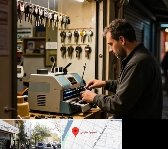 کلید سازی شبانه روزی در مجیدیه جنوبی