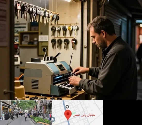 کلید سازی شبانه روزی در ولیعصر شهریار