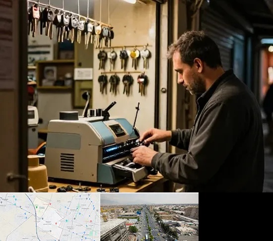 کلید سازی شبانه روزی در حصارک کرج