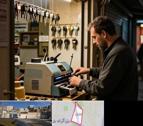کلید سازی شبانه روزی در اتابک