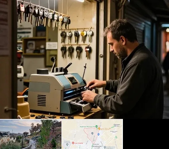 کلید سازی شبانه روزی در باغستان کرج