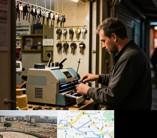 کلید سازی شبانه روزی در کوی وحدت شیراز