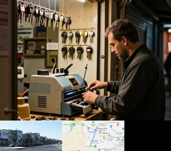 کلید سازی شبانه روزی در شریعتی مشهد