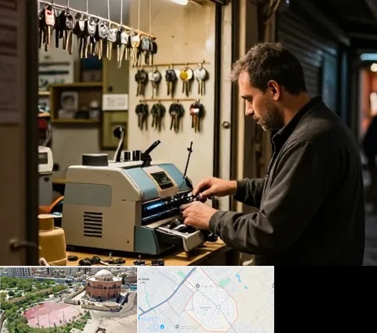 کلید سازی شبانه روزی در گلستان اسلامشهر