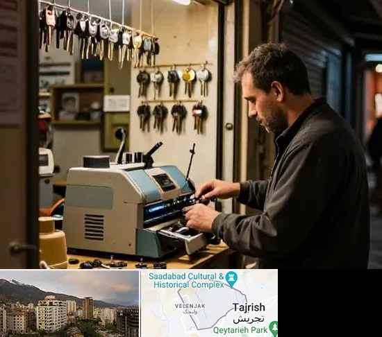 کلید سازی شبانه روزی در زعفرانیه