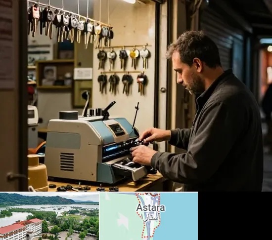 کلید سازی شبانه روزی در آستارا