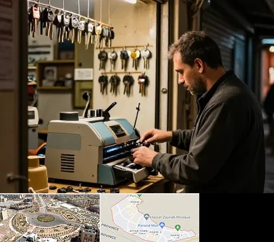 کلید سازی شبانه روزی در پرند