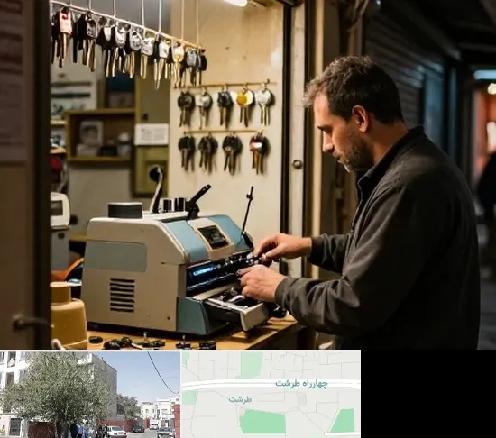 کلید سازی شبانه روزی در طرشت