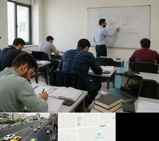 کلاس آمادگی آزمون نظام مهندسی در خیابان دامپزشکی