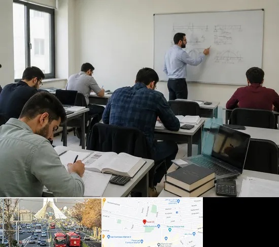 کلاس آمادگی آزمون نظام مهندسی در خیابان آزادی