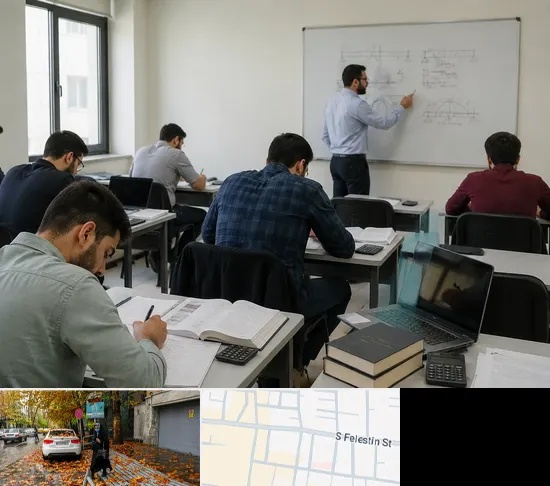 کلاس آمادگی آزمون نظام مهندسی در خیابان فلسطین