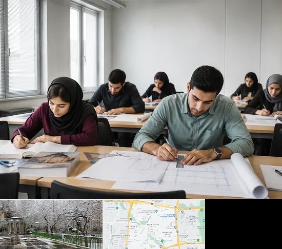 کلاس آمادگی آزمون نظارت و اجرا در باغ فیض