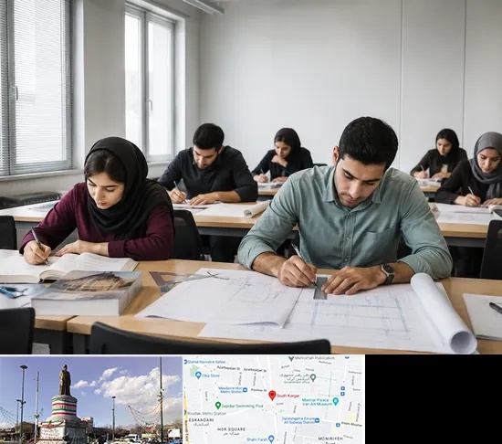 کلاس آمادگی آزمون نظارت و اجرا در کارگر جنوبی