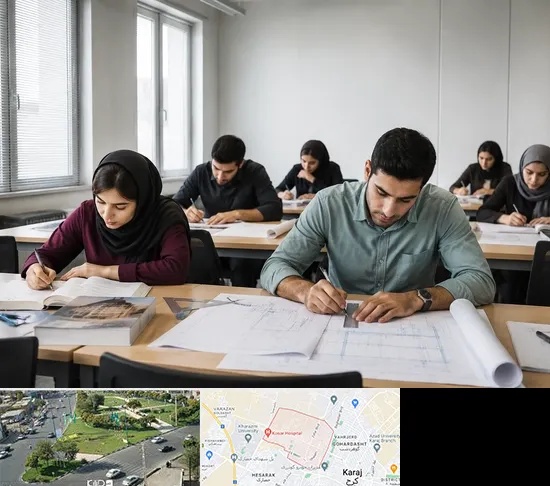 کلاس آمادگی آزمون نظارت و اجرا در شاهین ویلا کرج