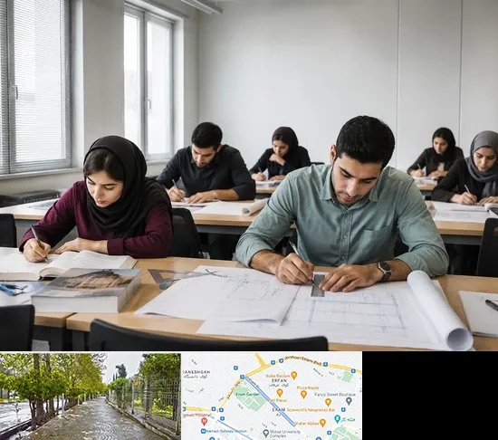 کلاس آمادگی آزمون نظارت و اجرا در خیابان ارم شیراز