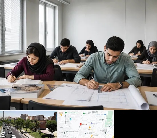 کلاس آمادگی آزمون نظارت و اجرا در شهرک آزمایش