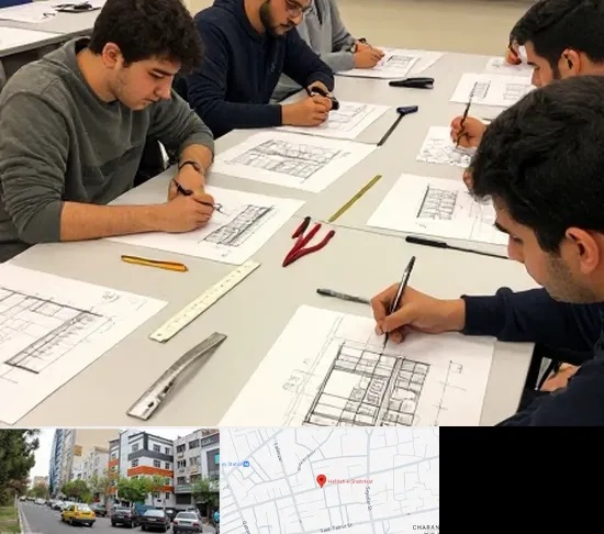 کلاس آمادگی آزمون طراحی معماری در هفده شهریور تبریز