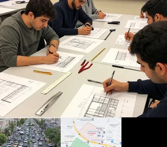 کلاس آمادگی آزمون طراحی معماری در گلشهر کرج