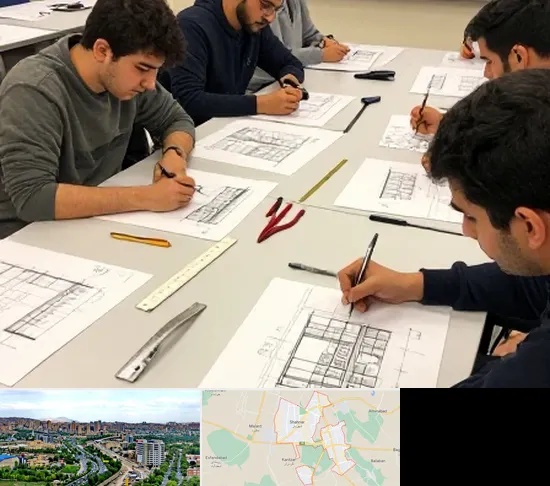 کلاس آمادگی آزمون طراحی معماری در شهریار