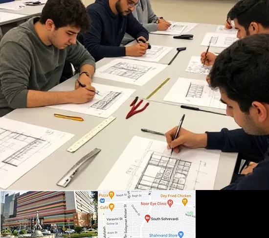 کلاس آمادگی آزمون طراحی معماری در سهروردی