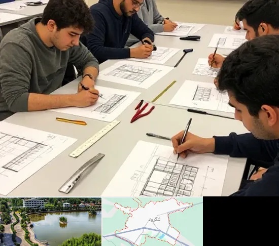کلاس آمادگی آزمون طراحی معماری در لنگرود