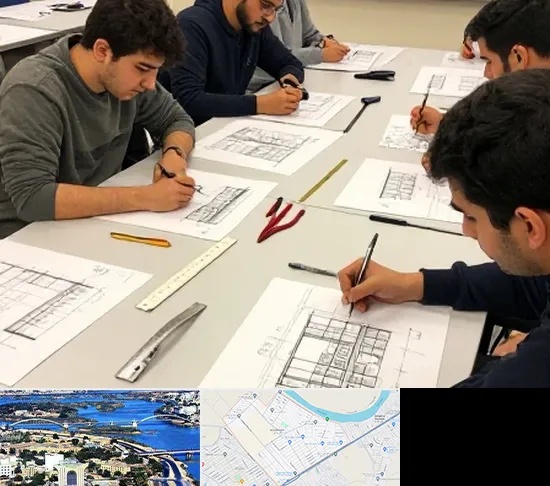 کلاس آمادگی آزمون طراحی معماری در کوروش اهواز