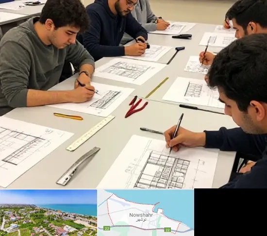 کلاس آمادگی آزمون طراحی معماری در نوشهر