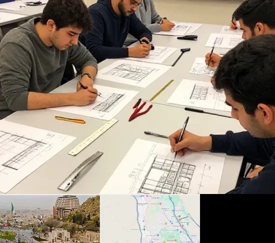 کلاس آمادگی آزمون طراحی معماری در فرهنگ شهر شیراز