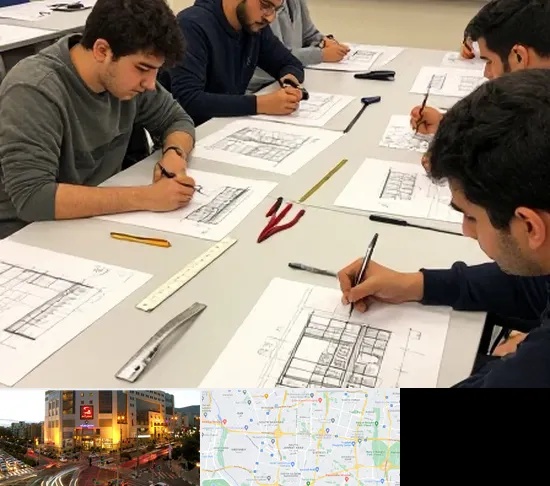 کلاس آمادگی آزمون طراحی معماری در جنت آباد تهران