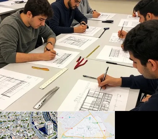 کلاس آمادگی آزمون طراحی معماری در قاسم آباد مشهد