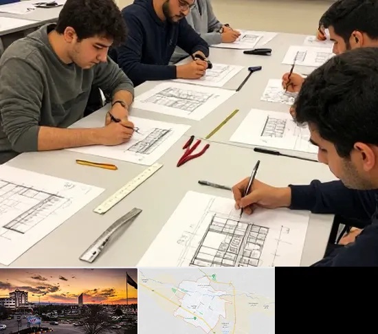 کلاس آمادگی آزمون طراحی معماری در قوچان