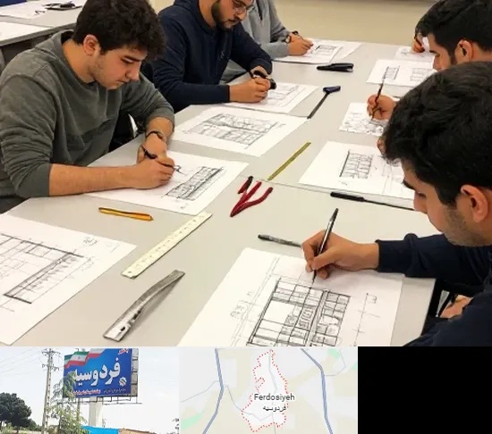کلاس آمادگی آزمون طراحی معماری در فردوسیه شهریار