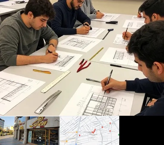 کلاس آمادگی آزمون طراحی معماری در عطاران قم