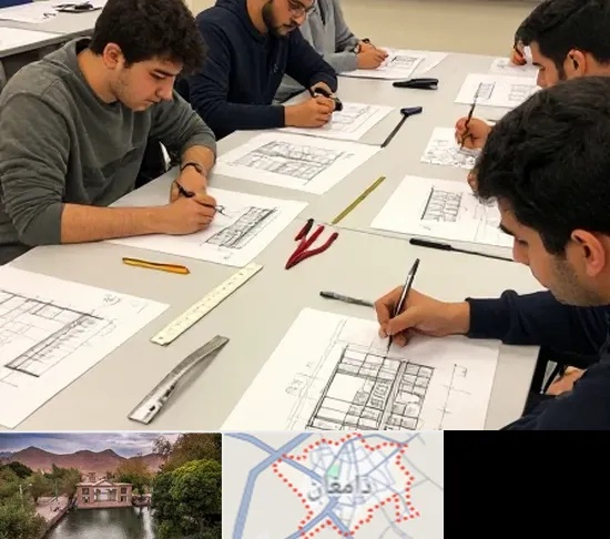 کلاس آمادگی آزمون طراحی معماری در دامغان