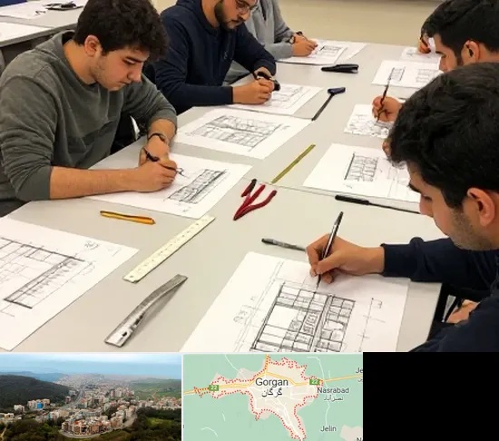 کلاس آمادگی آزمون طراحی معماری در گرگان