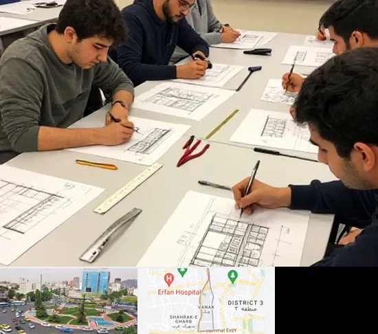 کلاس آمادگی آزمون طراحی معماری در ونک