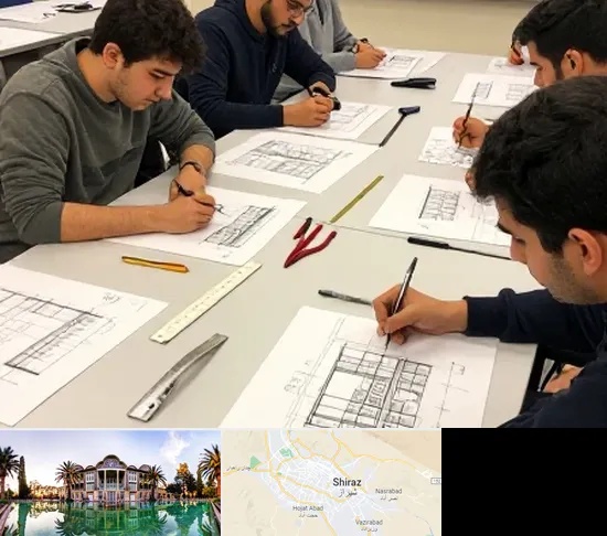 کلاس آمادگی آزمون طراحی معماری در شیراز