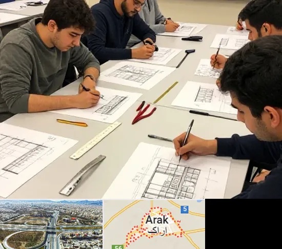 کلاس آمادگی آزمون طراحی معماری در اراک