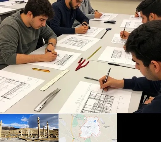 کلاس آمادگی آزمون طراحی معماری در مرودشت