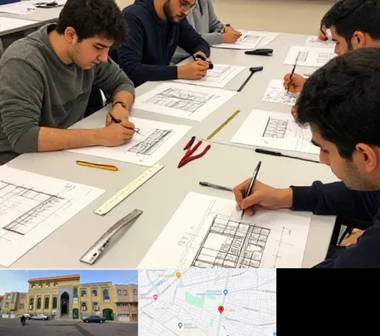 کلاس آمادگی آزمون طراحی معماری در زنبیل آباد قم